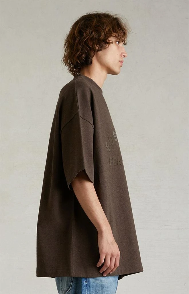 Essentials Heather Wood Heavy T-Shirt 3