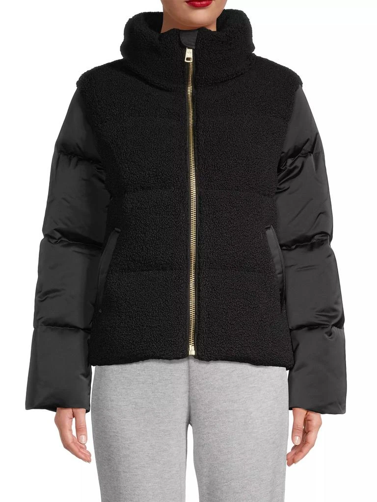 Nicole Benisti Una Faux Shearling Down Jacket 3