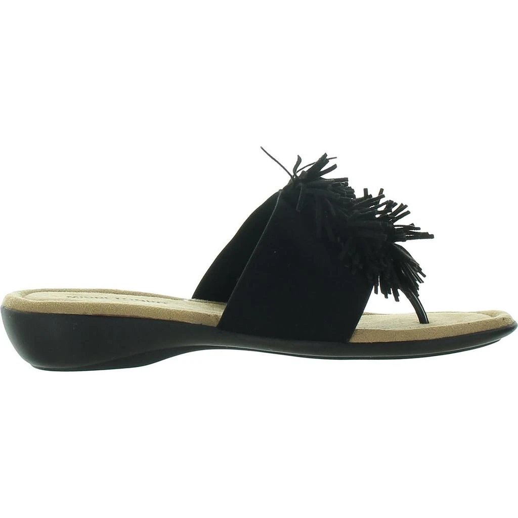 Minnetonka Tricia Womens Fringe Slip On Thong Sandals 3