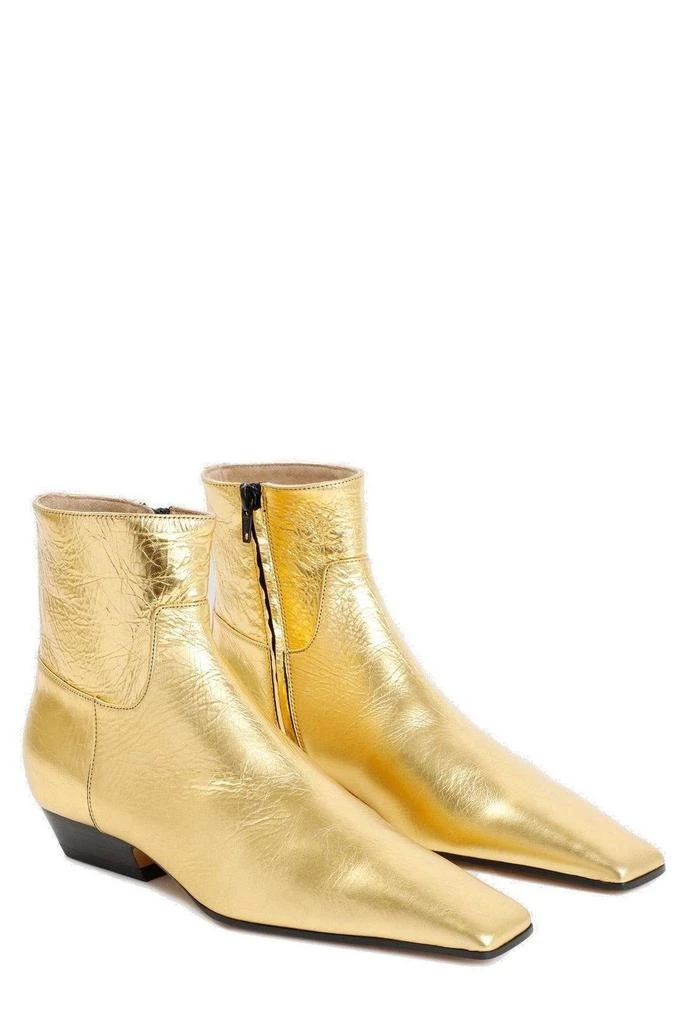 Khaite Marfa Metallic Effect Ankle Boots 3