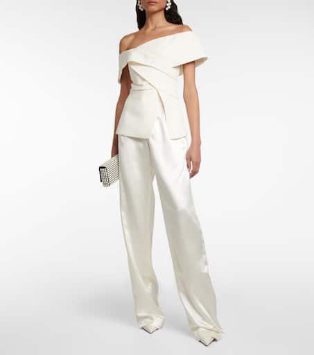 Danielle Frankel Miriam silk and wool pants