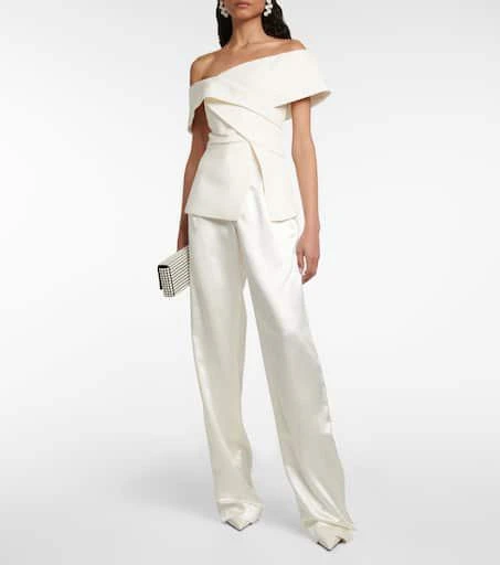 Danielle Frankel Miriam silk and wool pants 2