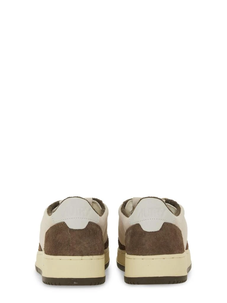 Autry MEDALIST WHITE/BROWN SUEDE SNEAKERS 3