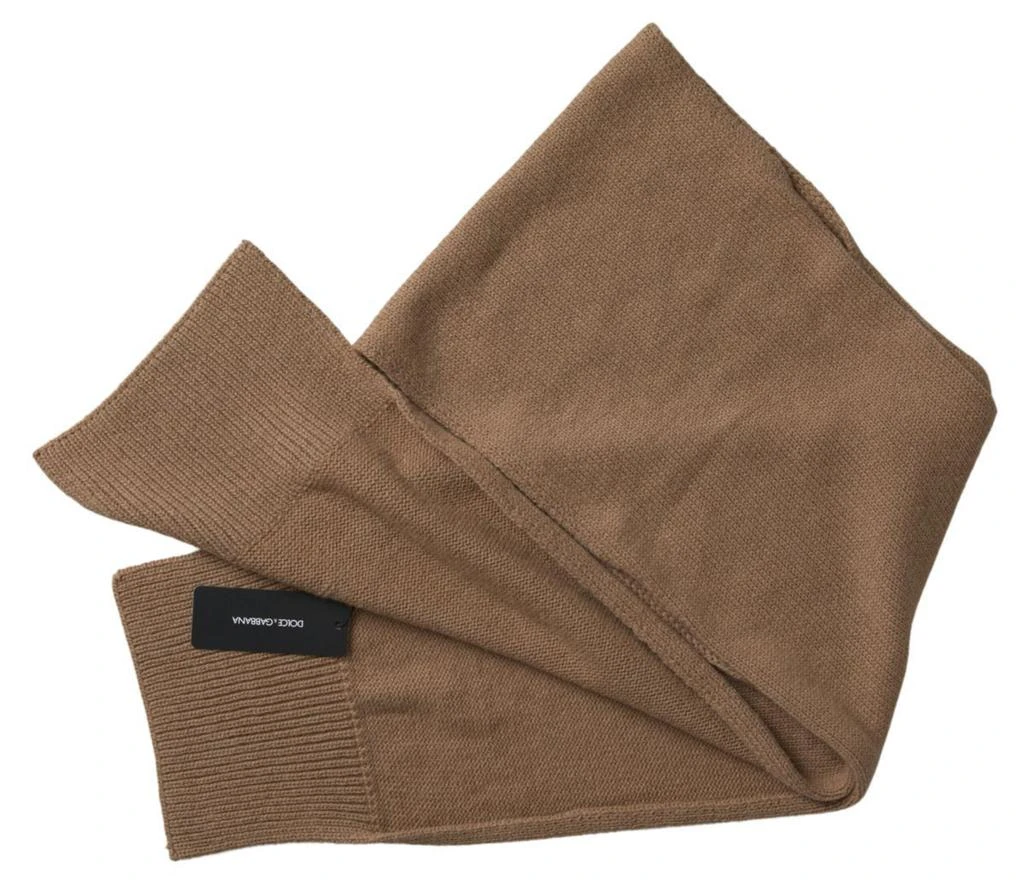 Dolce & Gabbana Dolce & Gabbana Elegant Camel  Women's Women's Scarf 2