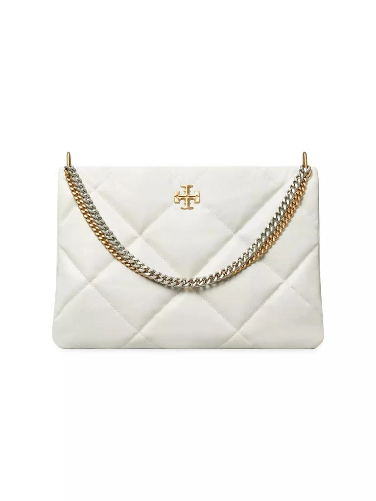 Tory Burch Large Kira Diamond Leather Hobo Bag 1