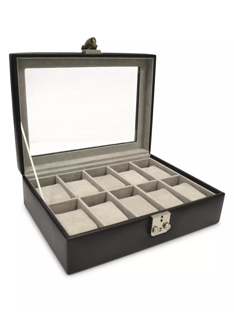 Royce New York Ten-Slot Watch Box Display Case