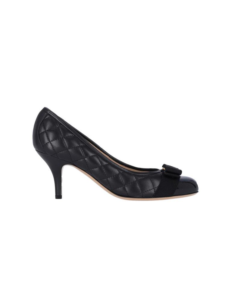 Ferragamo PUMPS＆HEELS WOMAN JUSTINA 70 Ferragamo Justina Leather Pump Women's Brown 70 | eBay
