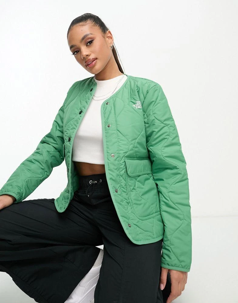 The North Face The North Face Ampato quilted liner jacket in green Exclusive at ASOS 1