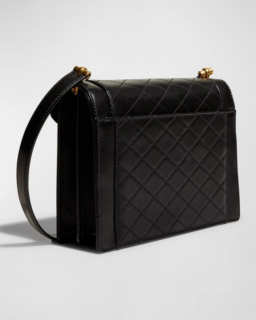Yves Saint Laurent Gaby Mini Flap YSL Shoulder Bag in Quilted Smooth Leather 4
