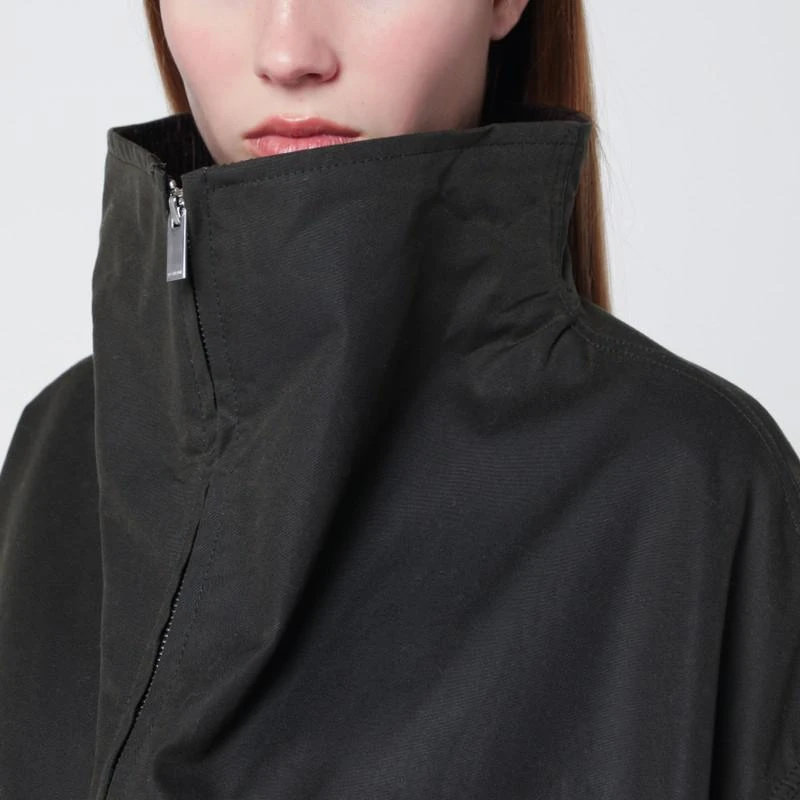 Totême Forest green zip-up country jacket 4