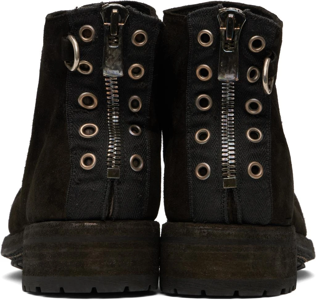 UNDERCOVER Black Guidi Edition UC1E4F01 Boots 2