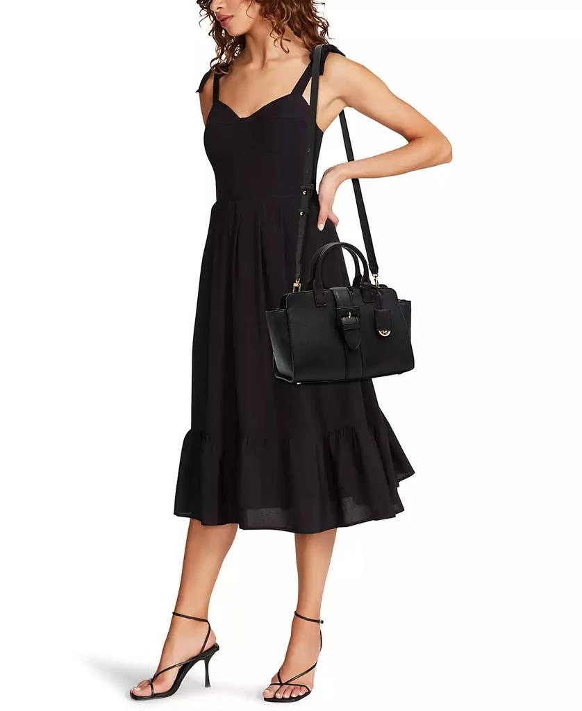 Anne Klein Covered Buckle with Convertible Strap Medium Satchel Bag 6