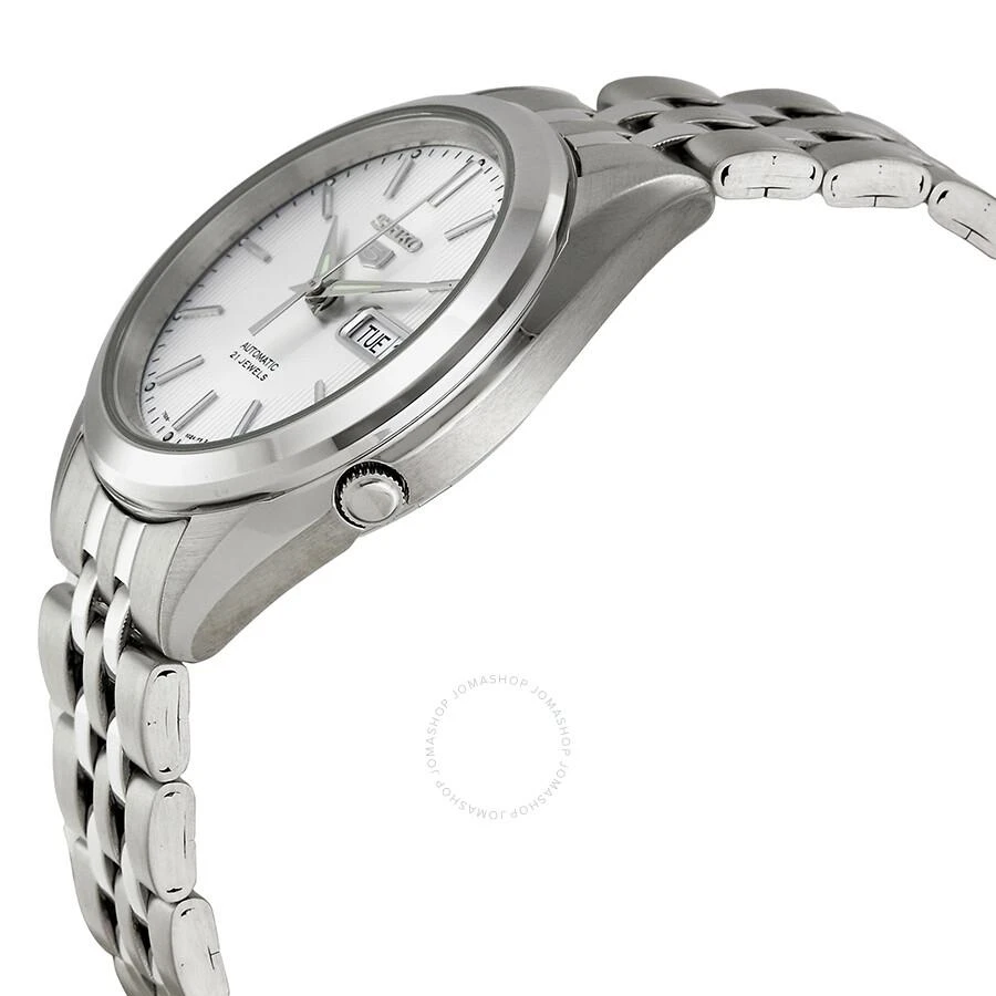 Seiko 5 Automatic Silver Dial Men's Watch SNKL15 2