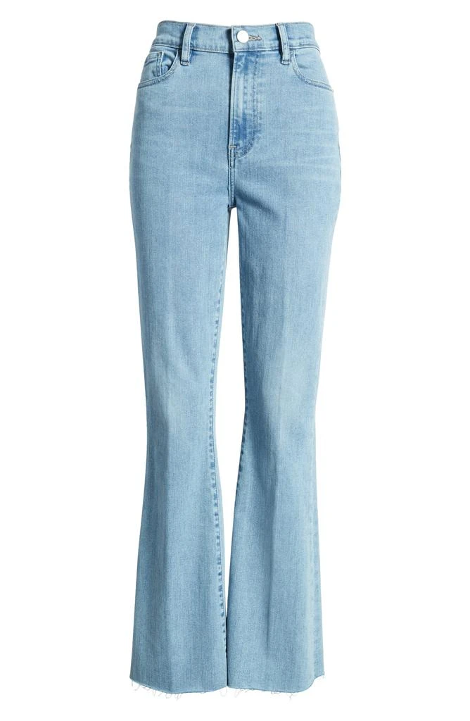 FRAME Le Easy Flare Raw Hem Jeans 5