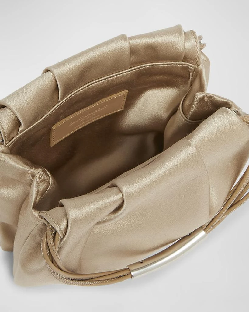Yves Saint Laurent Mini Pochon Satin Top-Handle Bag 4