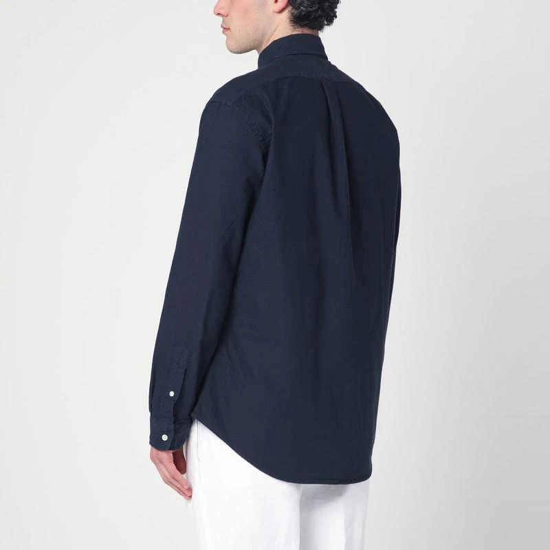 Ralph Lauren Custom-fit navy blue Oxford shirt 3