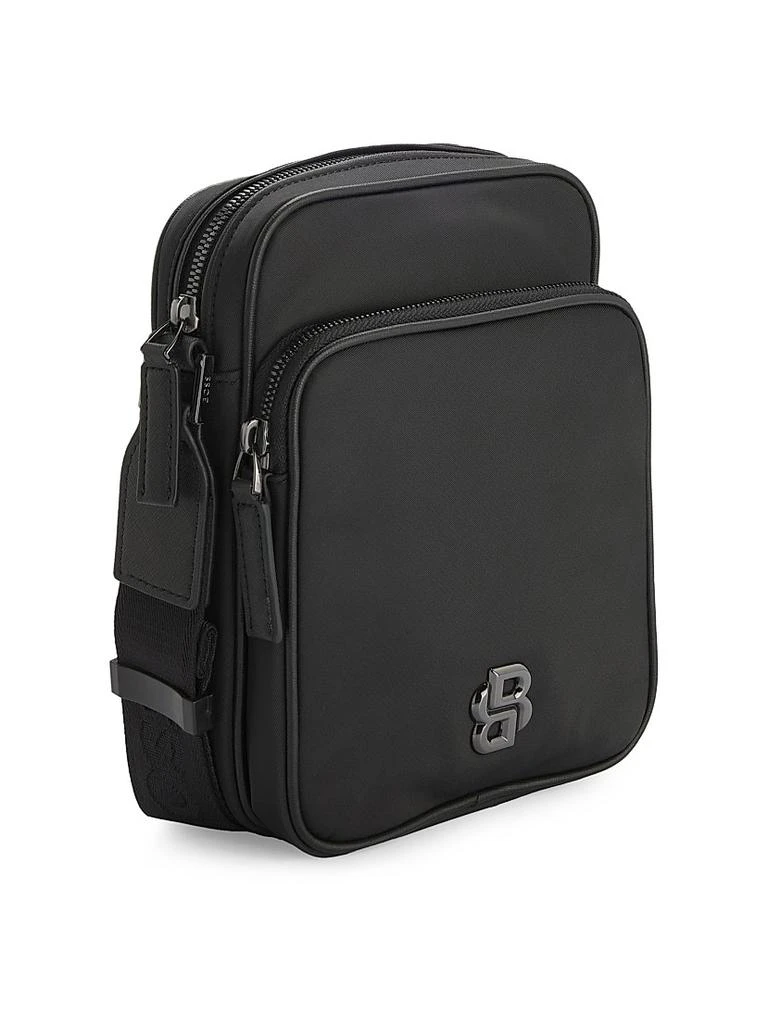 Hugo Boss Twill Reporter Bag with Double B Monogram 4