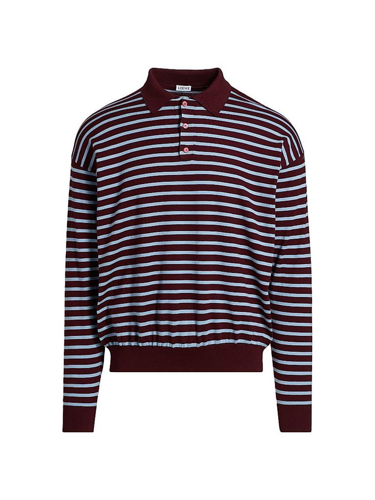 Loewe LOEWE x Paula's Ibiza Long-Sleeve Polo Sweater - Polo Shirts