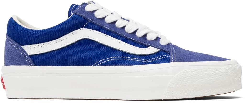Vans Blue Premium Old Skool Suede Sneakers 1