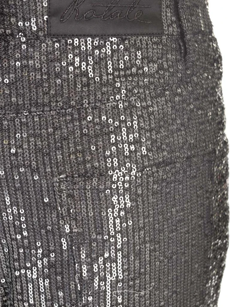 ROTATE Birger Christensen ROTATE Sequin Embellished Straight-Leg Jeans 4