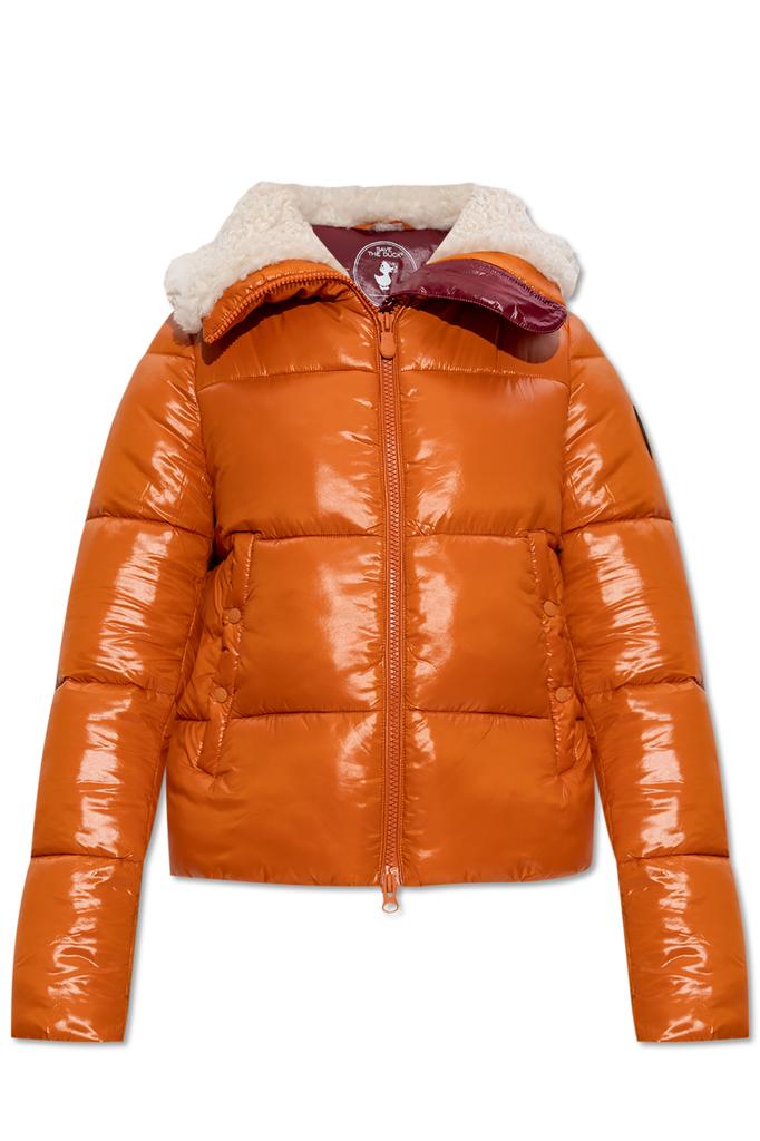 Save The Duck Save The Duck Sibyl Beige Hooded Padded Jacket