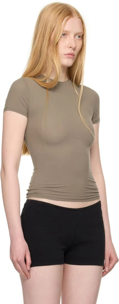 SKIMS Taupe Fits Everybody T-shirt 2