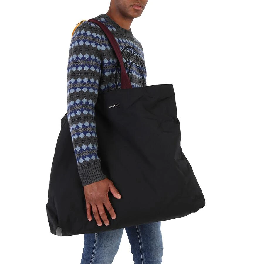 Burberry Black Technical Astra Messenger  Bag 2