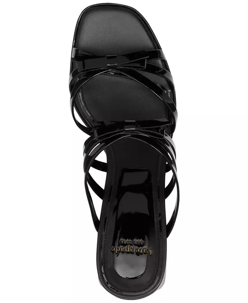 Kate Spade Women's Carolina Bow-Trim Block-Heel Sandals 4