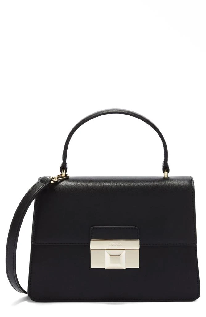 Furla Venere Mini Top Handle Leather Satchel 1