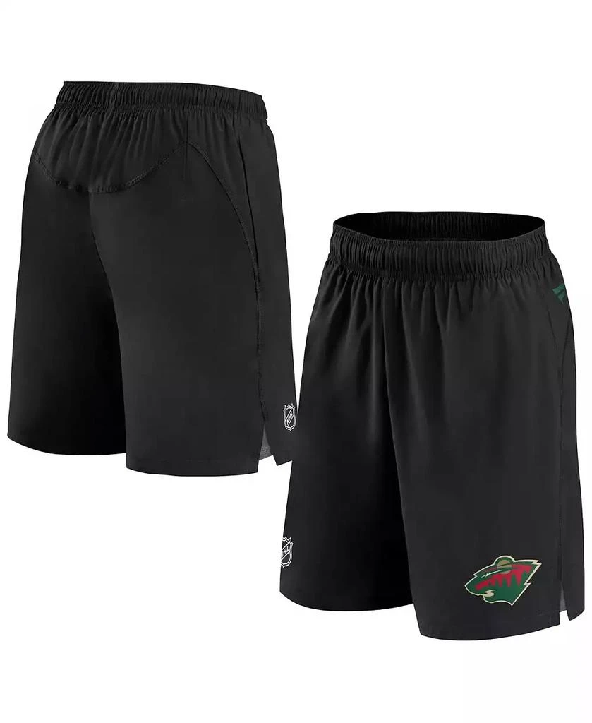 Fanatics Men's Black Minnesota Wild Authentic Pro Rink Shorts 1