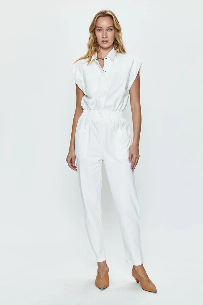 Pistola Denim Rosie Jumpsuit - Porcelain 1