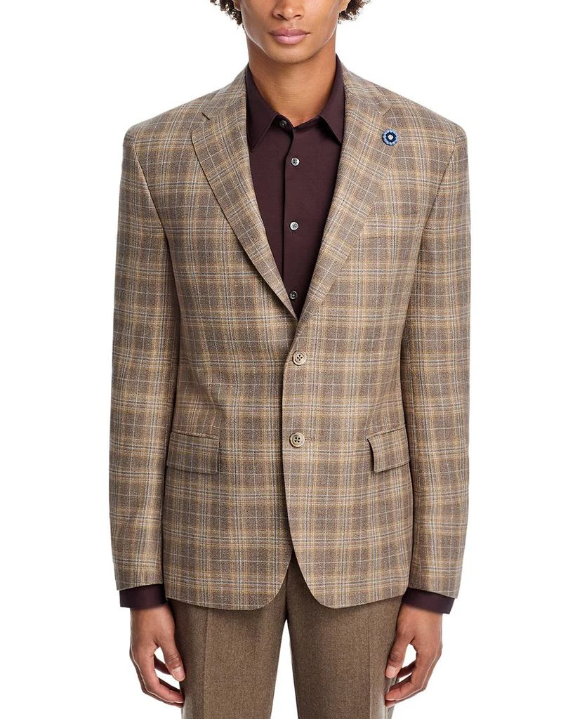 Hart Schaffner Marx New York Plaid Regular Fit Sport Coat 3