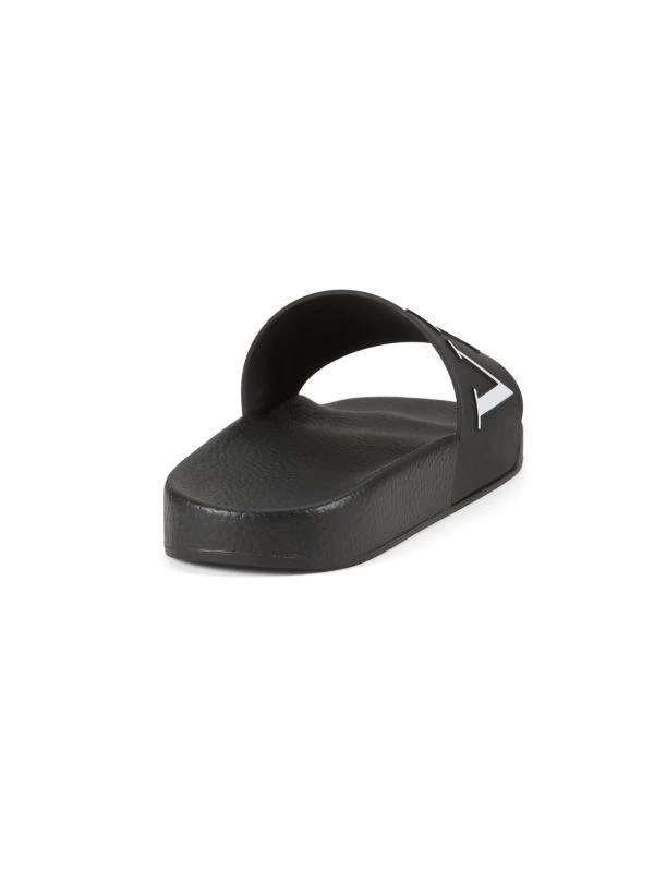 Valentino Logo Rubber Slides 3