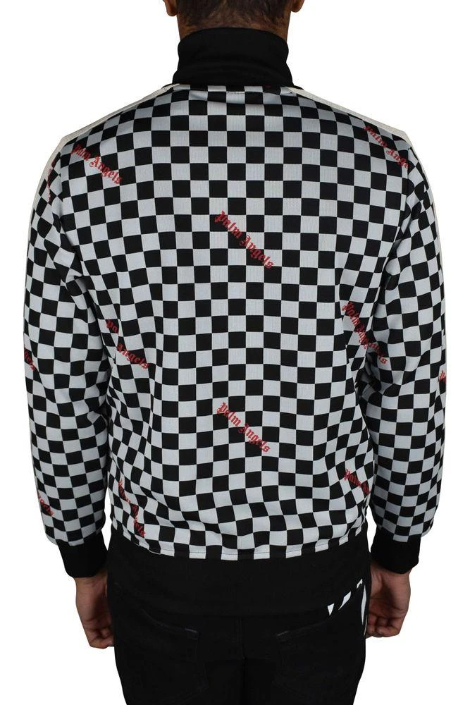 Palm Angels Checkerboard Print Vest With High Collar 3