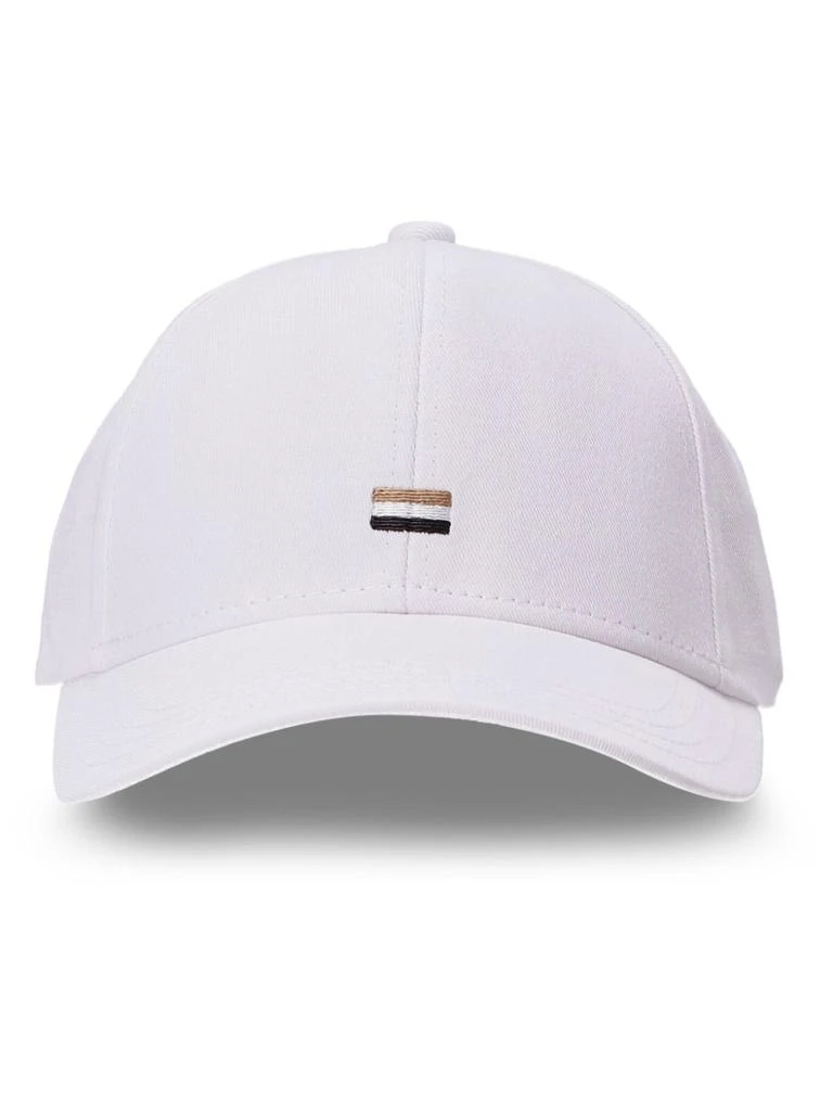 Hugo Boss BOSS Men's Iconic Flag Cotton Twill Cap, White Cloud 2