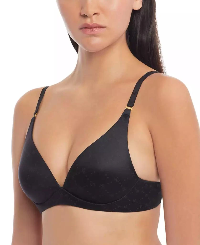 Ralph Lauren Comfort Collection Repeat-Logo Wireless T-Shirt Bra, 4L0069 1