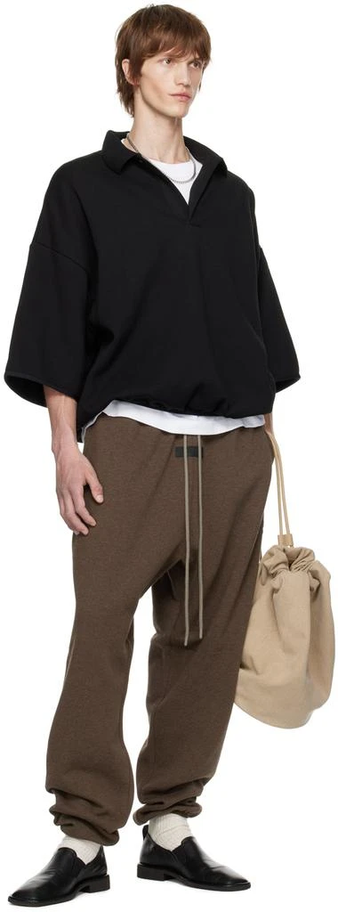 Essentials Brown Drawstring Sweatpants 5