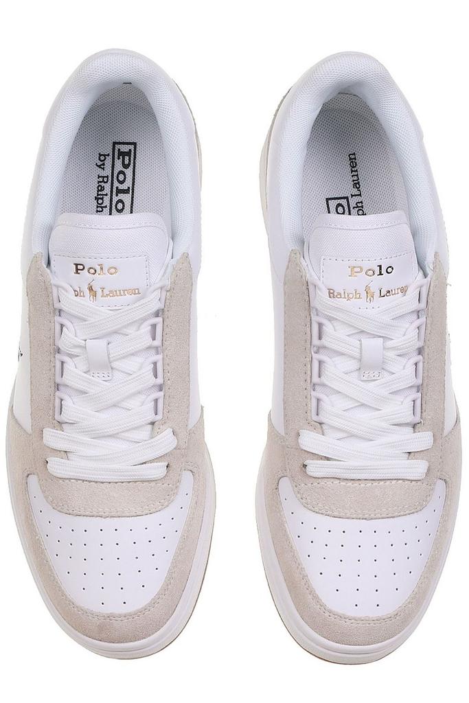 【送料&関税込】Polo Ralph Lauren Logo Embroidered Lace-up S Polo Ralph Lauren Logo Embroidered Lace-Up Sneakers - POIZON