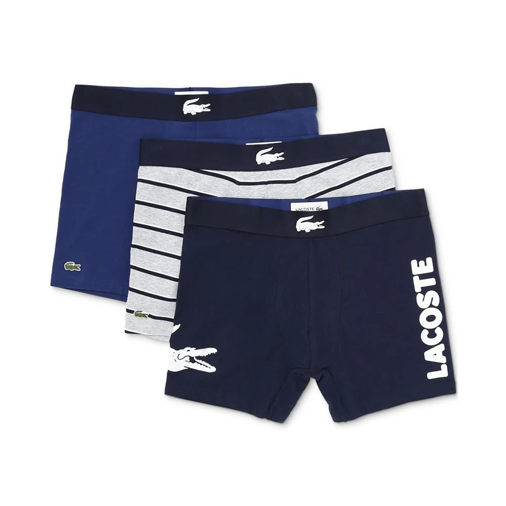 Lacoste Men's Casual Stretch Boxer Brief Set, 3 Pack 1