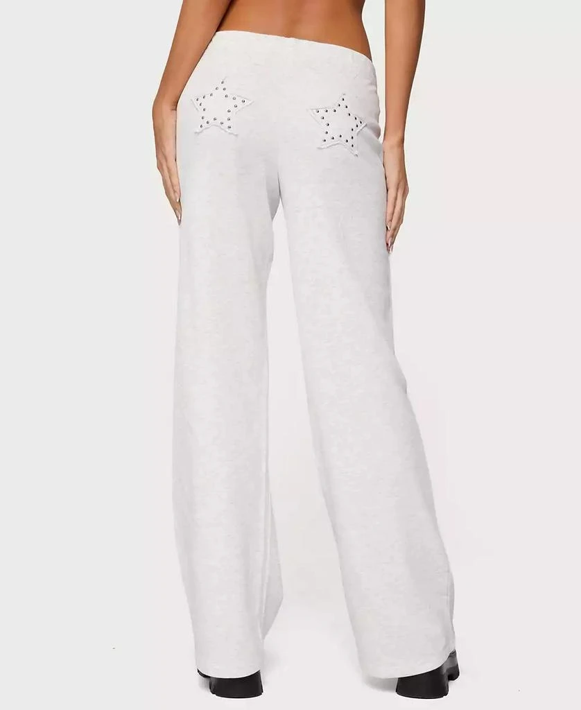 Edikted Women's Briela Star Studded Sweatpants 2