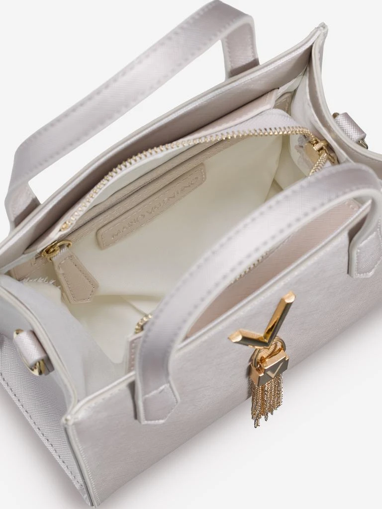 Valentino Valentino Girls Divina Tote Bag in Silver (20cm) 6