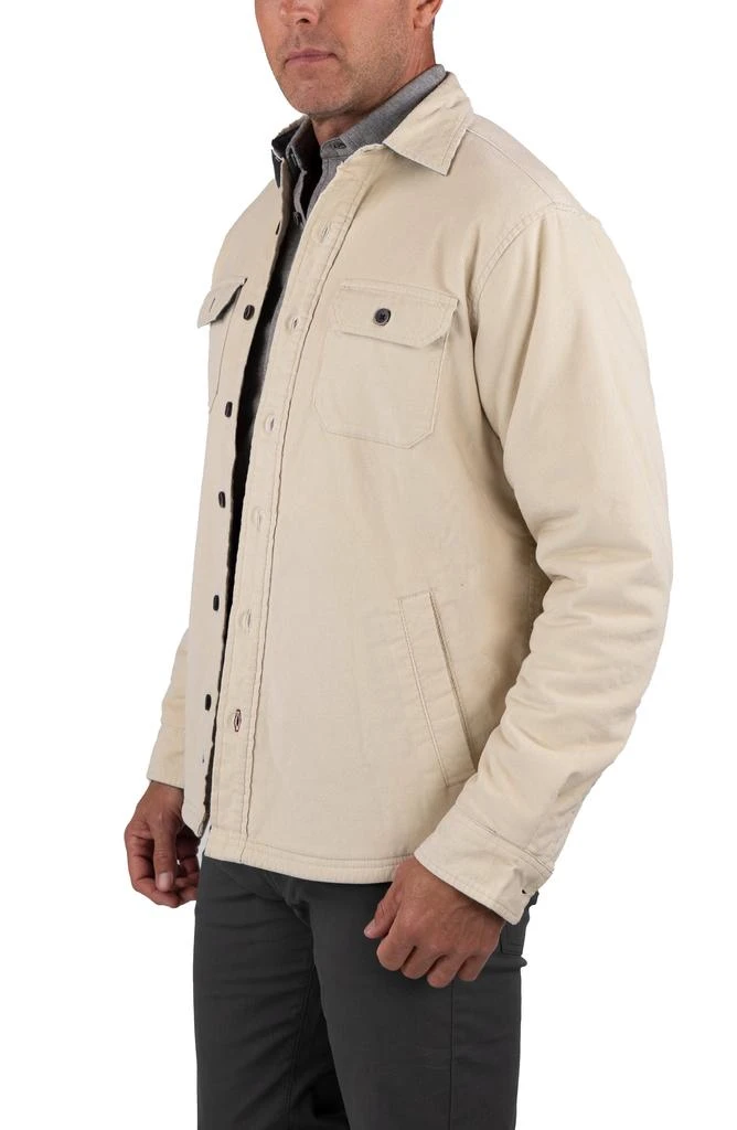 Tailor Vintage Faux Shearling Lined Corduroy Shirt Jacket 7
