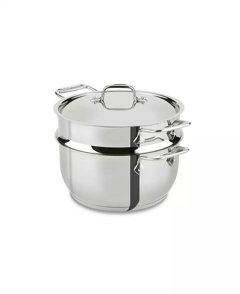 All-Clad Stainless Steel 5 Qt. Covered Multi Pot with Steamer Insert 2
