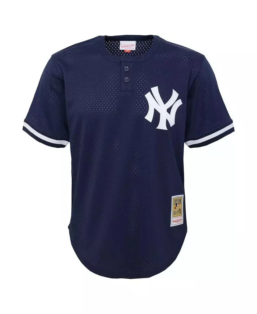 Mitchell & Ness Mitchell Ness Toddler Derek Jeter Navy New York Yankees Cooperstown Collection Mesh Batting Practice Jersey 3