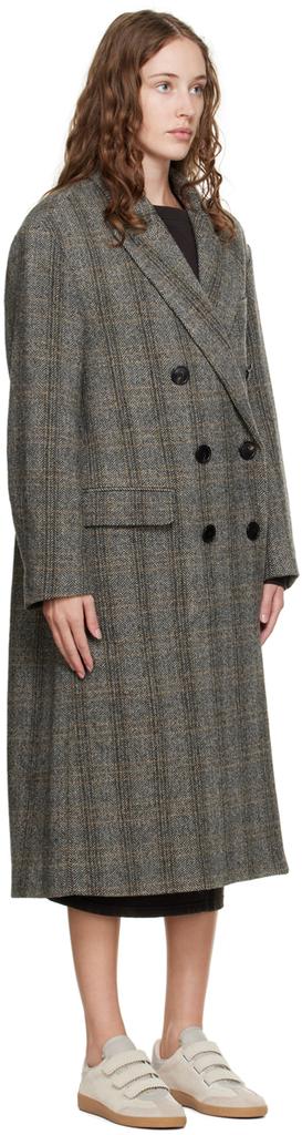 Isabel Marant Etoile Gray Lojima Coat
