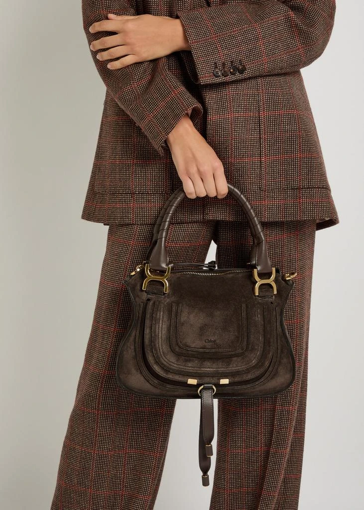 Chloé Marcie small suede shoulder bag 5