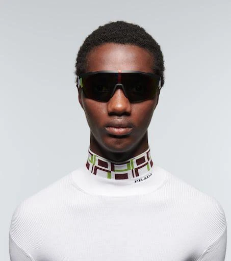 Prada Linea Rossa rectangular sunglasses 3