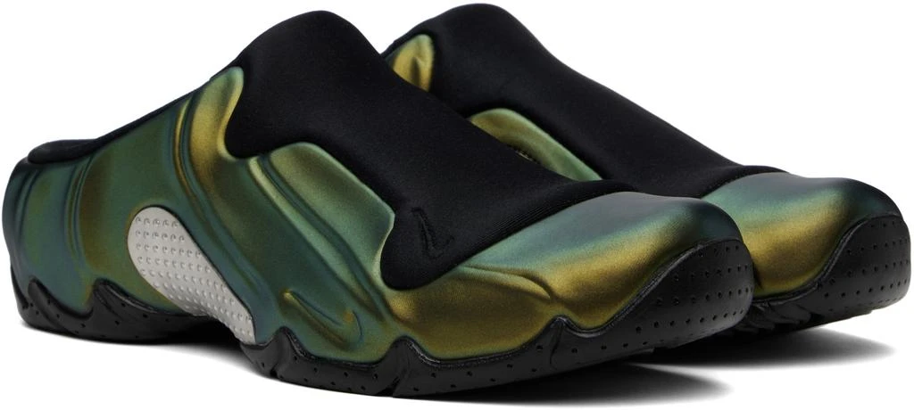 NIKE Black & Gold Clogposite Slip-on Loafers 4