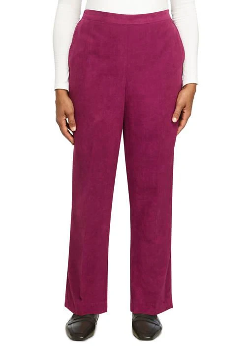 Alfred Dunner Dunner Petite Suede Pants 1