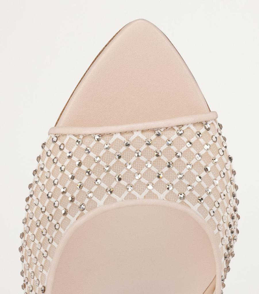 直営店買付 ルブタン Apostropha Mesh Strass パンプス メッシュ Christian Louboutin Apostropha Mesh Strass Red Sole Pumps